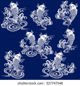 Japanese style carp