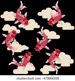 Japanese style carp