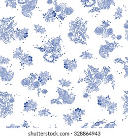 Japanese style carp pattern