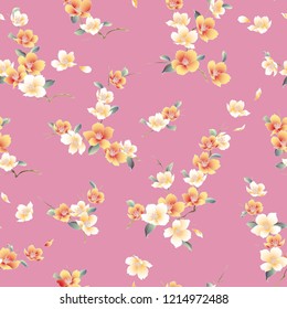 Padrão de flor de cereja estilo japonês