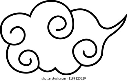 Japanese style cloud