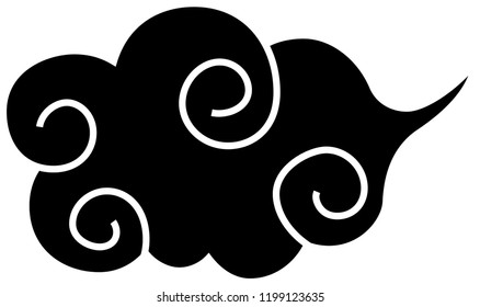 Japanese style cloud