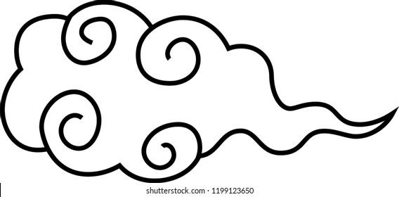 Japanese style cloud