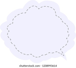 Japanese style color cute Stitched cloud