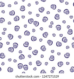 Japanese style doll pattern,