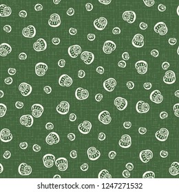 Japanese style doll pattern,