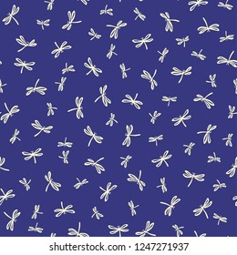 Japanese style dragonfly pattern,