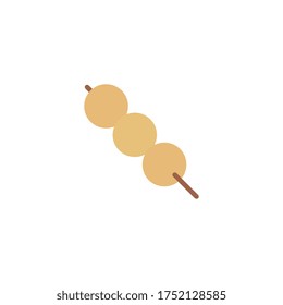 Icono de ilustración de vector de volcado de estilo japonés