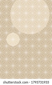 Japanese style geometric design, vector background.