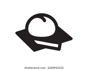 Japanese style icon [Japanese sweets] vector illustration