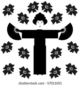 japanese style illustration
