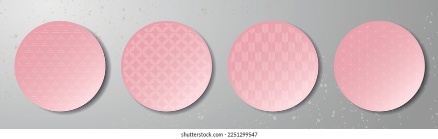 Material de estilo japonés patrón de patrón japonés titular de fondo temporada de lujo dulces japoneses de menú de comida tira de catálogo
