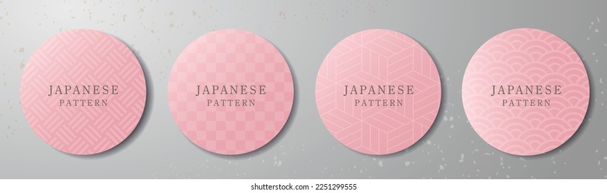 Japanese style material Japanese pattern template background headline luxury season Japanese sweets Japanese food menu catalog strip