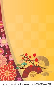 Japanese style New Year's card material 2025 Year of the Snake (Year of the Snake, era name, New Year's greetings, Happy New Year)