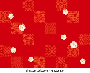 Japanese style pattern