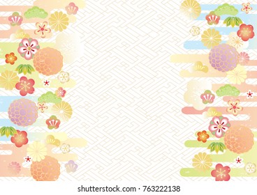 Japanese style pattern
