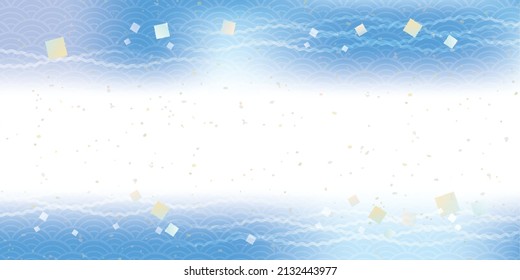 Ilustración de fondo del patrón de estilo japonés
