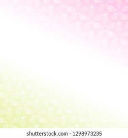 Japanese style pattern of cherry blossoms