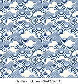 Japanese style pattern collection Endless texture can be used for wallpaper, pattern fills, web page background,surface textures.