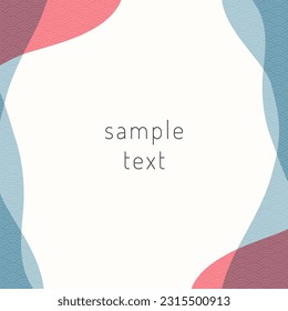 Japanese style pattern frame material