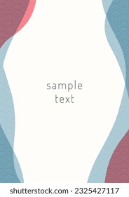 Japanese style pattern frame material
