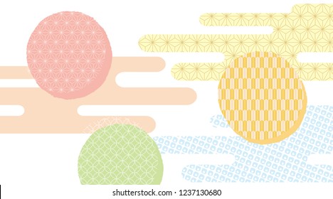 It is a Japanese style pattern with a gentle hue.