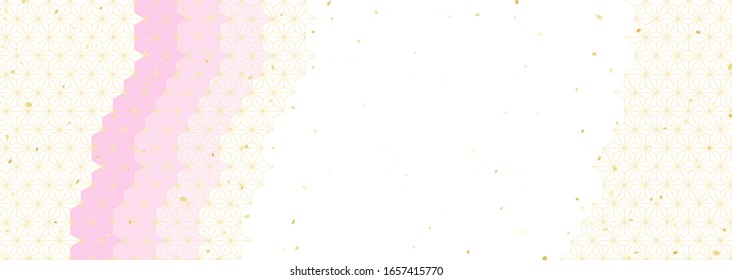 Japanese style pattern like the color of cherry blossoms