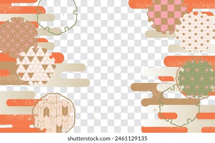 Japanese style Japanese pattern material pattern