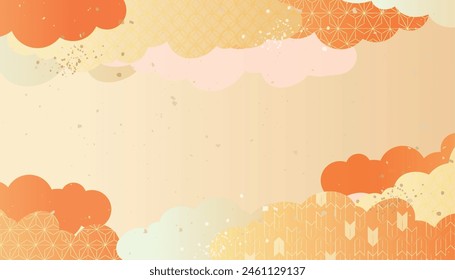 Japanese style Japanese pattern material pattern