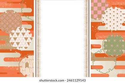 Japanese style Japanese pattern material pattern