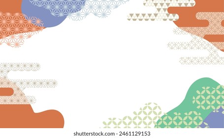 Japanese style Japanese pattern material pattern