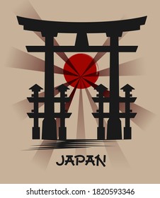 Japanese style popular typography t-shirt design for clothes sale poster banner wallpaper vector