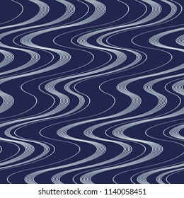 Japanese style ripple pattern
