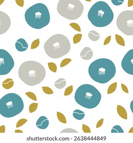 Japanese style seamless pattern material