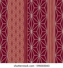 Japanese style tradition pattern
