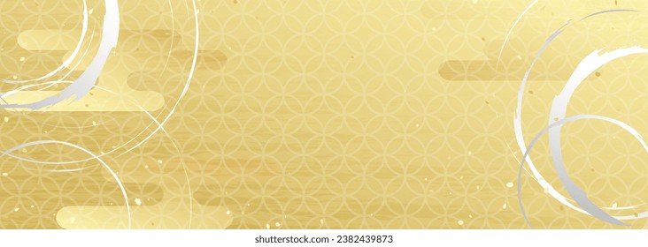 Japanese style traditional pattern vector illustration background material