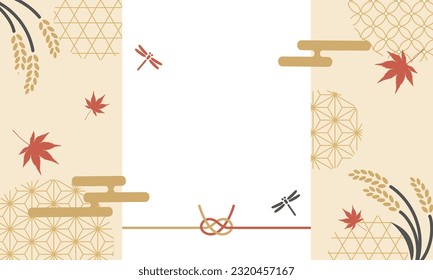 Japanese style vector background for Respect for the Aged Day. 