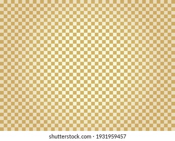 Japanese style wallpaper with checkerboard pattern