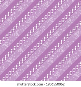 Japanese style wallpaper. Seamless pattern. 