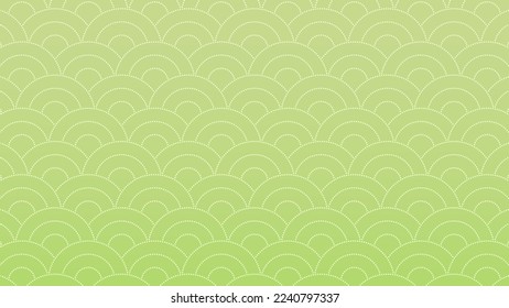 Japanese style wave pattern design background.