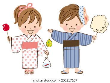 子ども 夏 日本 のイラスト素材 画像 ベクター画像 Shutterstock
