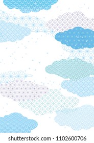 Japanese summer's fresh pattern