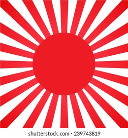 Japanese Sun Background Stock Vector (Royalty Free) 239743819