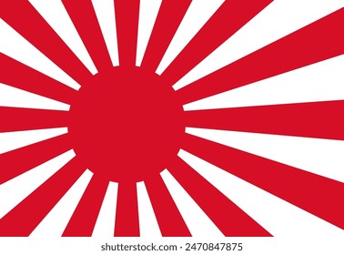 Japanese sun flag illustrator country flags