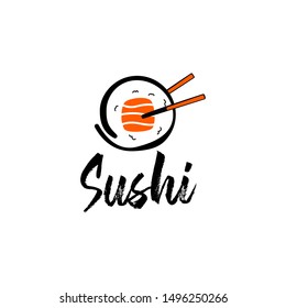 Japanese Sushi logo design inspiration