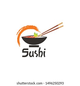 Japanese Sushi logo design inspiration