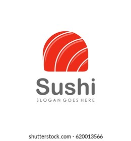 Japanese Sushi Logo Illustration Full Vector Stock Vector (royalty Free 