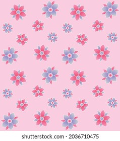 Patrón sin problemas del vector de caída de las flores dulces japonesas