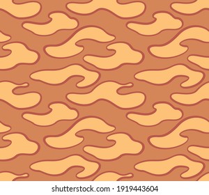 Japanese Swirl Art Vector Seamless Pattern