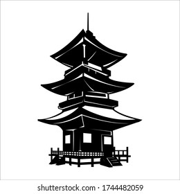 Japanese Tample - 2 Vector For Design
